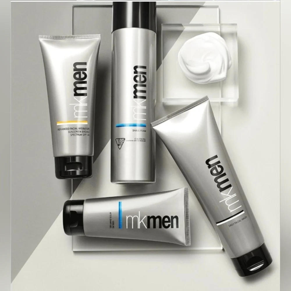 4pc MKMen Regimen Bundle Mary Kay Shaving Foam Sunscreen Facial Wash After Shave